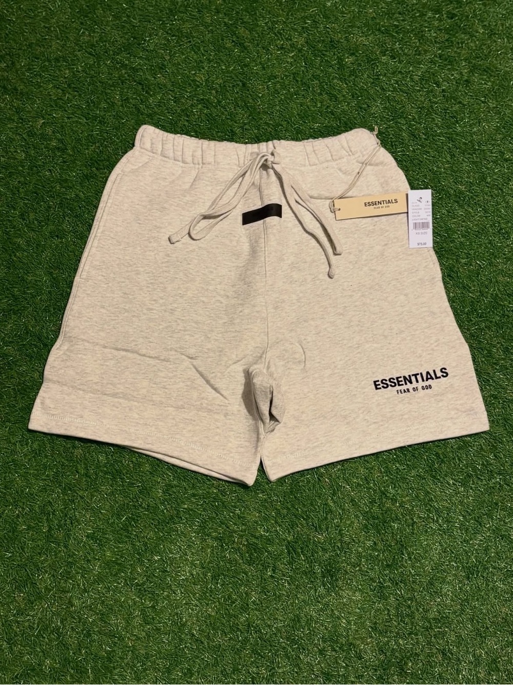Essentials Fear Of God Light Oatmeal Shorts